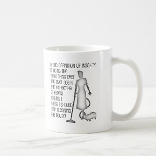De Café Caneca Divertida Limpeza Loucura