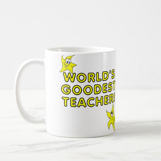 De Café Caneca Divertida Melhor Professor do Mundo (Esquerda)