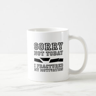 De Café Caneca Divertida Motivação Quebrada