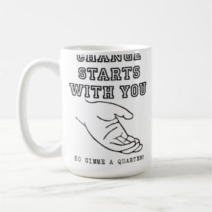 De Café Caneca Divertida Mudança Começa Com Você