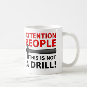 De Café Caneca Divertida Não é uma Broca Humor