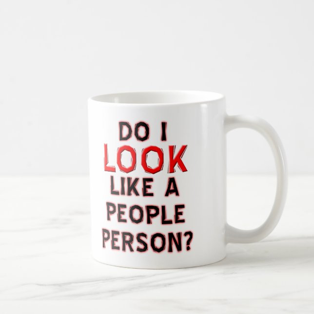 De Café Caneca Divertida Não é uma Pessoa Social (Direita)