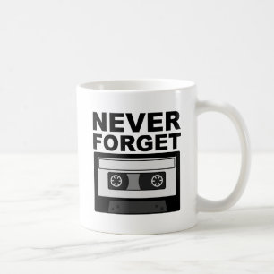 De Café Caneca Divertida Never Forget Cassette