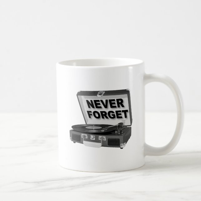 De Café Caneca Divertida Never Forget Records (Direita)