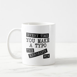 De Café Caneca Divertida Os Erroristas Vencem
