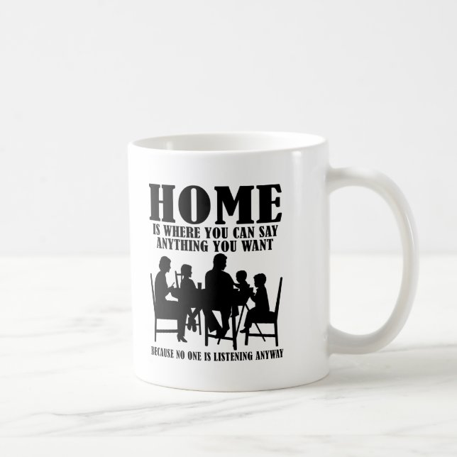 De Café Caneca Divertida Para Casa Dizer Qualquer Coisa (Direita)