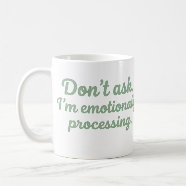 De Café Caneca Divertida para Leitores que Processam um Li (Esquerda)
