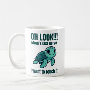 De Café Caneca Divertida para Mãe Último Nervo Tartaruga E