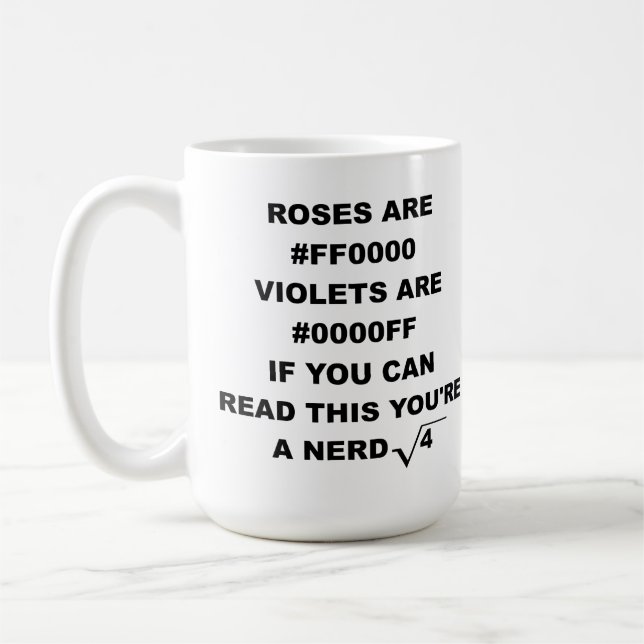 De Café Caneca Divertida Poesia Nerd Geek Humor (Esquerda)