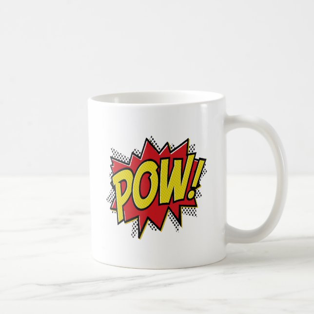 De Café Caneca Divertida Pow (Direita)