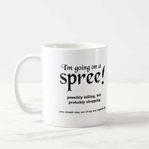 De Café Caneca Divertida Saindo em uma Farra