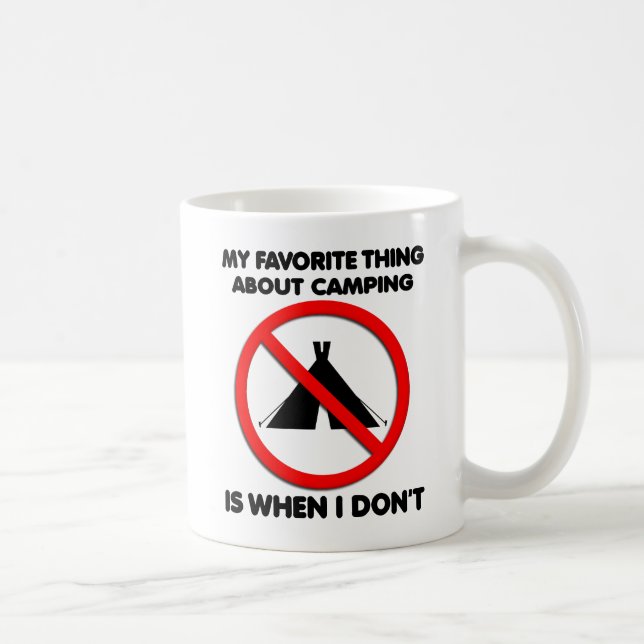 De Café Caneca Divertida Sem Camping (Direita)