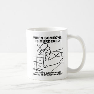 De Café Caneca Divertida Sobre Casamento