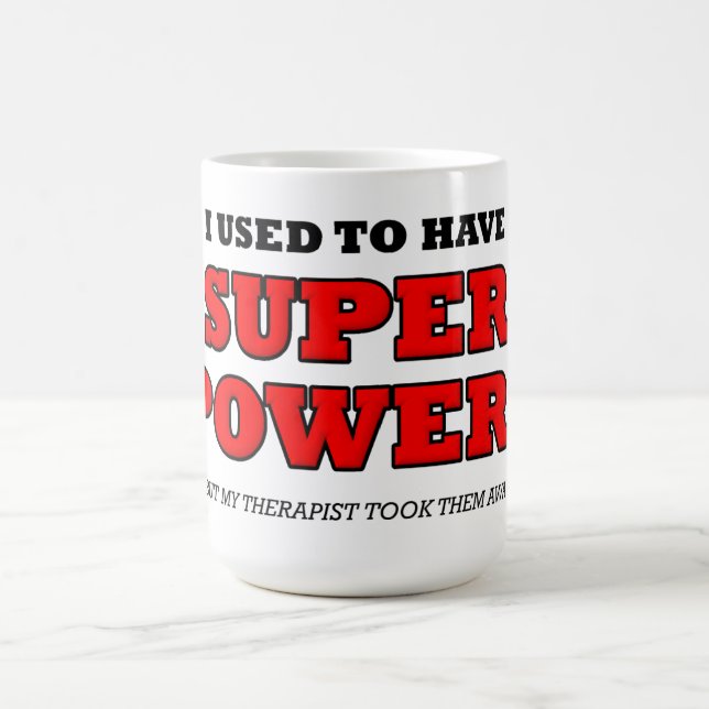 De Café Caneca Divertida Super Poder do Terapeuta (Centro)
