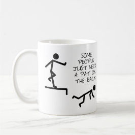De Café Caneca Divertida Tapinha nas Costas