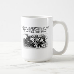 De Café Caneca Divertida Trilha Certa Trem Errado
