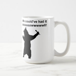 De Café Caneca Divertida Urso Cantante