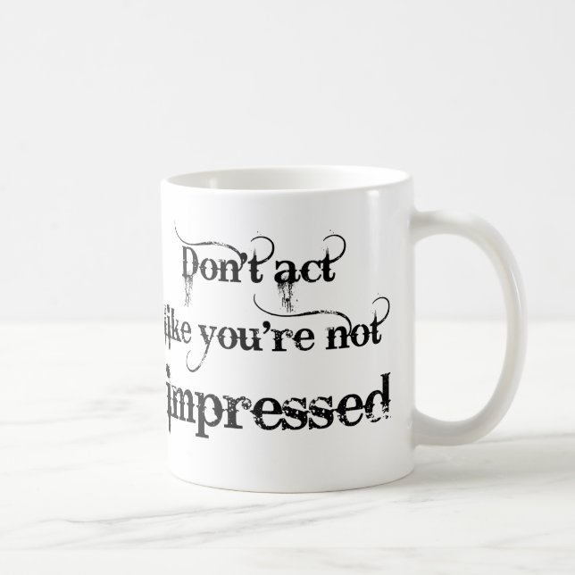 De Café Caneca Divertida Você Está Impressionado (Direita)