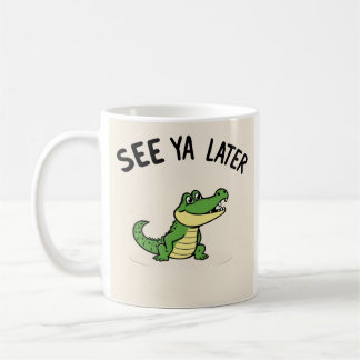 De Café Caneca do Adeus Aligator