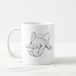 De Café Caneca do Adorável Bulldog Francês, Presente para 