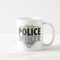 Caneca do agente da polícia do mundo a melhor