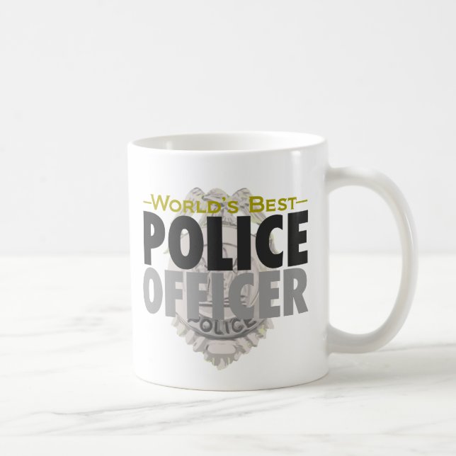 De Café Caneca do agente da polícia do mundo a melhor (Direita)