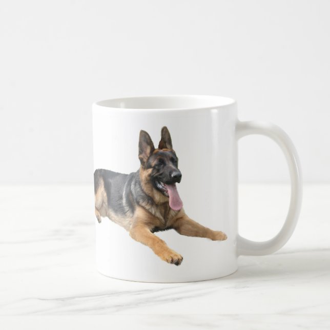 De Café Caneca do amor do german shepherd (Direita)