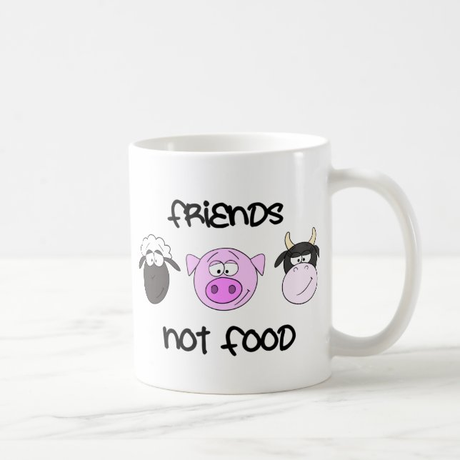 De Café Caneca do animal da comida dos amigos não (Direita)
