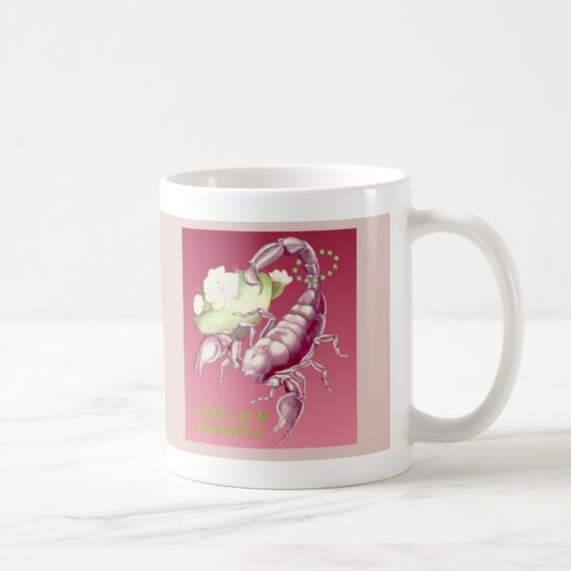 De Café Caneca do aniversário da Escorpião (Direita)