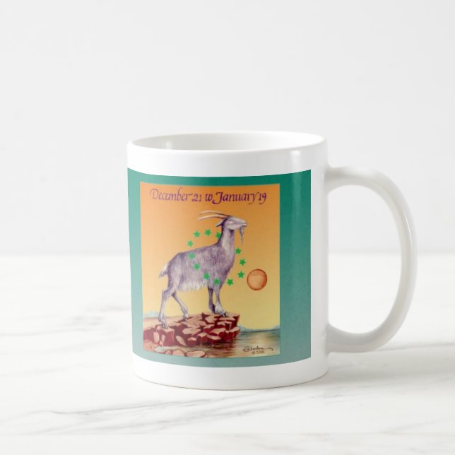 De Café Caneca do aniversário do Capricórnio (Direita)