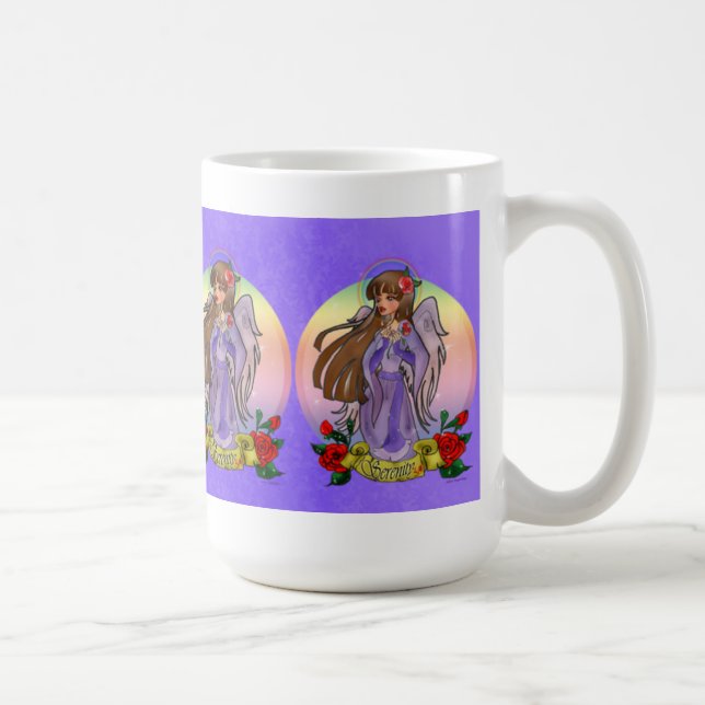 De Café Caneca do anjo da serenidade (Direita)