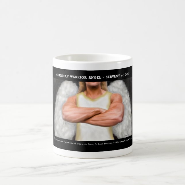 De Café Caneca do anjo do guerreiro do guardião (Centro)