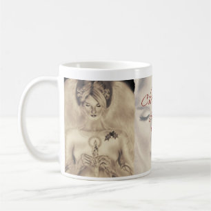 De Café Caneca do anjo do Natal