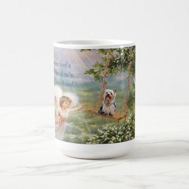 De Café Caneca do anjo do yorkshire terrier (Centro)