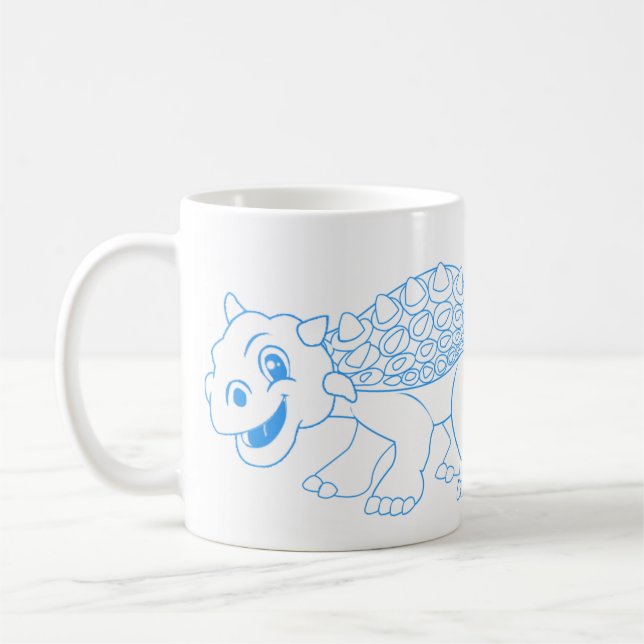 De Café Caneca do Ankylosaurus (Esquerda)