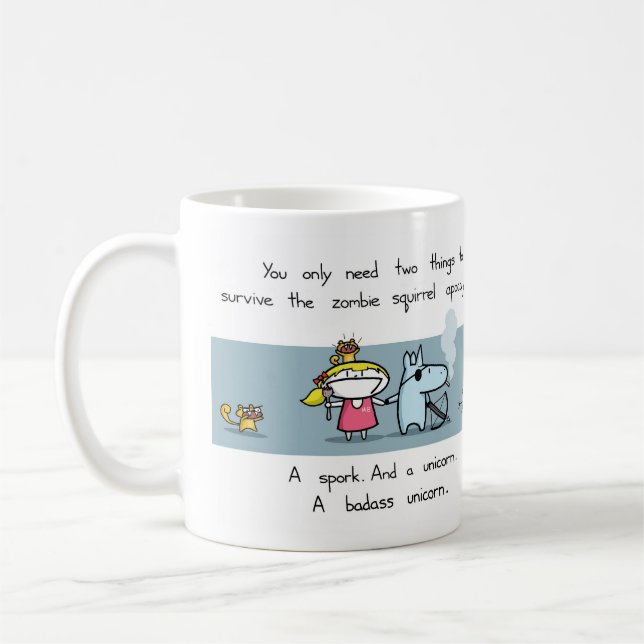 De Café Caneca do apocalipse do esquilo do zombi (Esquerda)