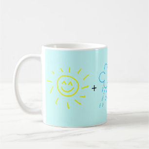 De Café Caneca do arco-íris
