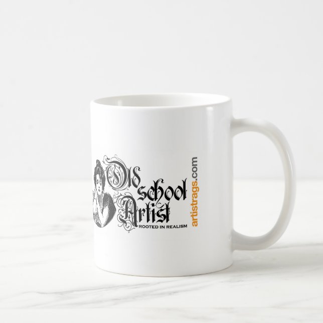 De Café Caneca do artista da velha escola (Direita)