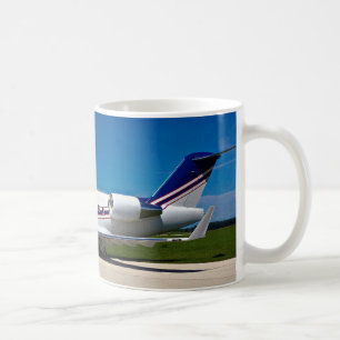 De Café Caneca do avião do jato do desafiador