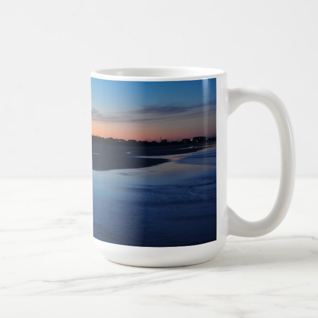 De Café Caneca do azul dos pássaros do molhe 3 da praia da (Direita)