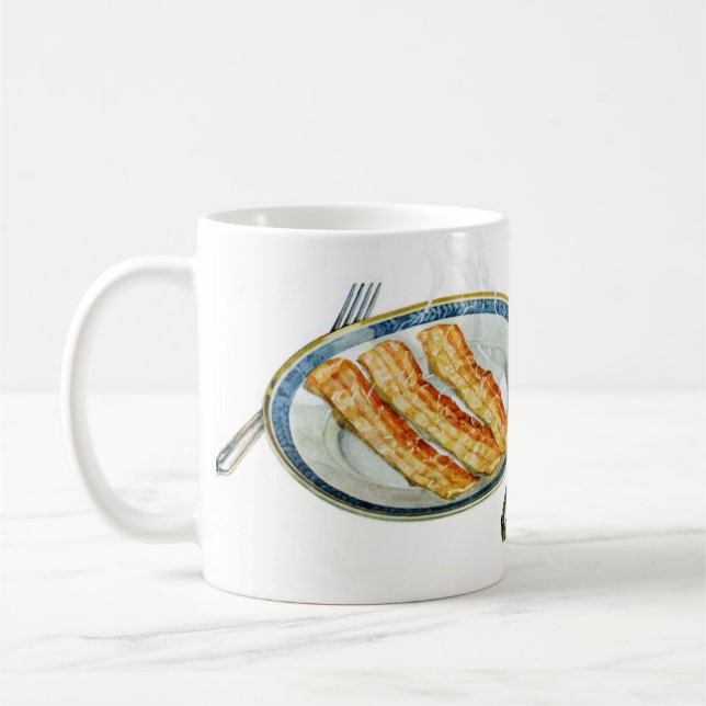 De Café Caneca do bacon do vintage (Esquerda)
