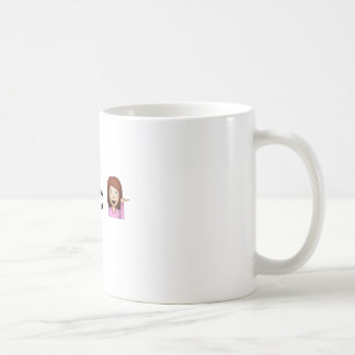De Café caneca do #basicgirl