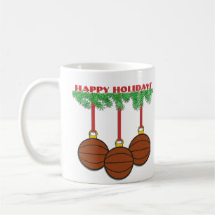 De Café Caneca do basquetebol do Natal