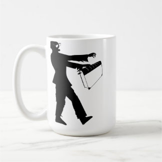 De Café Caneca do bibliotecário do zombi