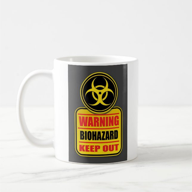De Café Caneca do Biohazard do zombi (Esquerda)