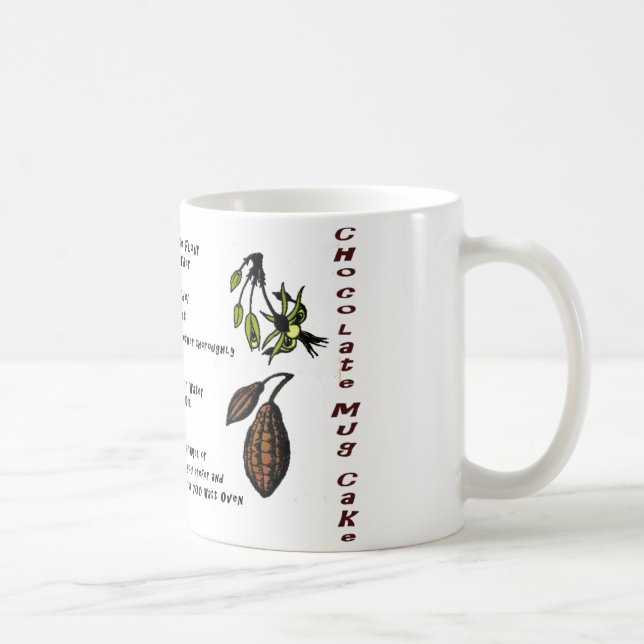 De Café Caneca do bolo da caneca do chocolate (Direita)