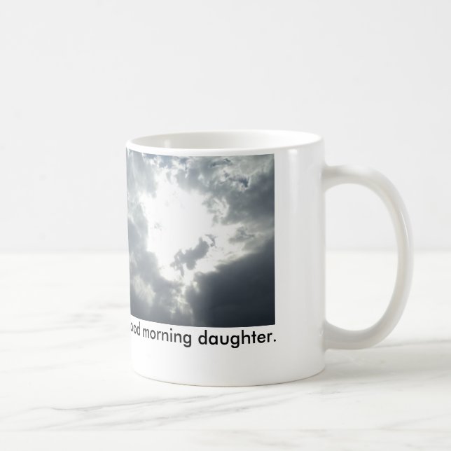 De Café Caneca do bom dia do deus (Direita)