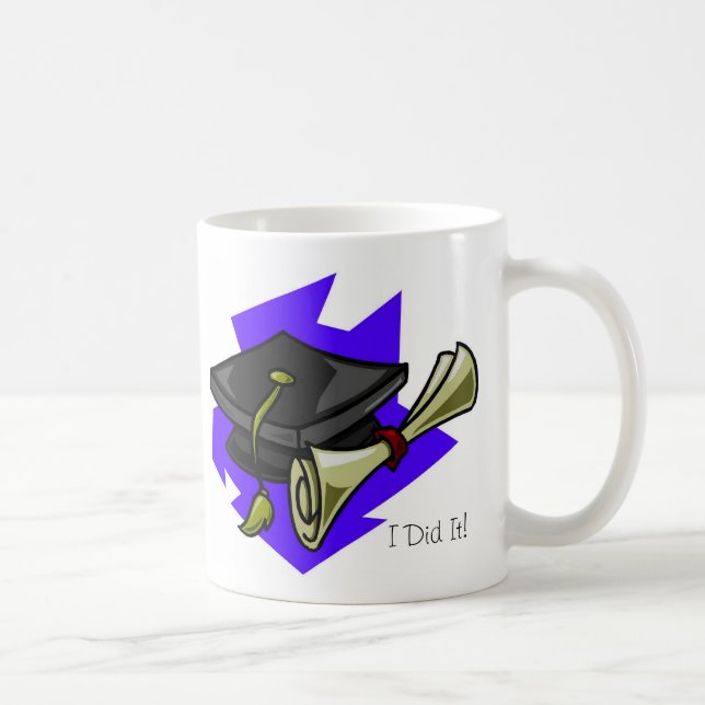 De Café Caneca do boné e do diploma (Direita)