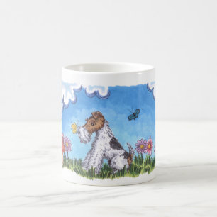 De Café Caneca do branco do primavera 11oz do Fox do fio