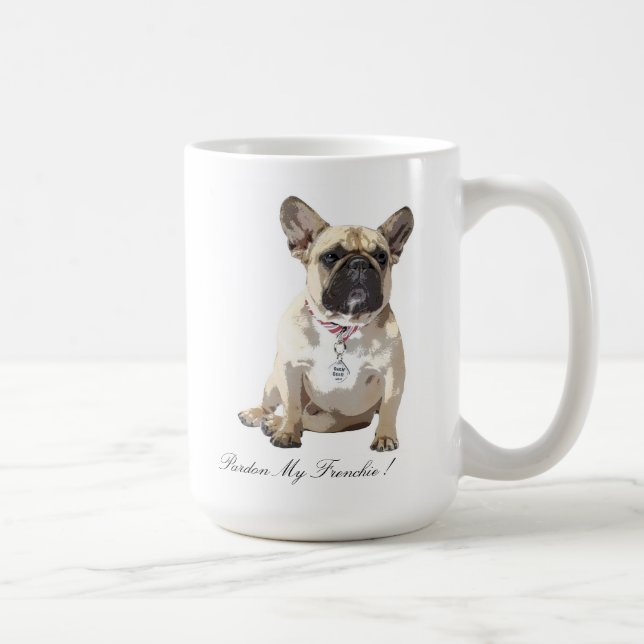 De Café Caneca do buldogue francês (Direita)